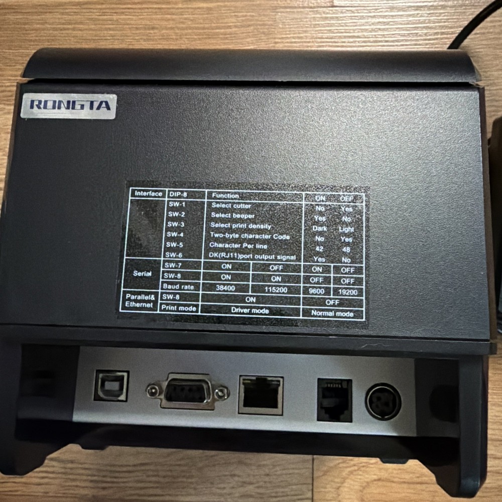 Rongta POS Printer, 80mm USB Thermal Receipt Printer, Restaurant