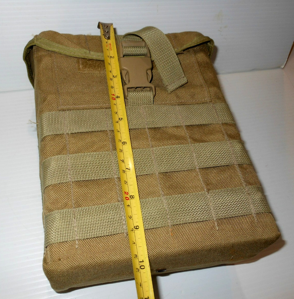 Tactical Tailor Large Utility Ammo Pouch - Coyote Tan - 2 Light Malice Clips