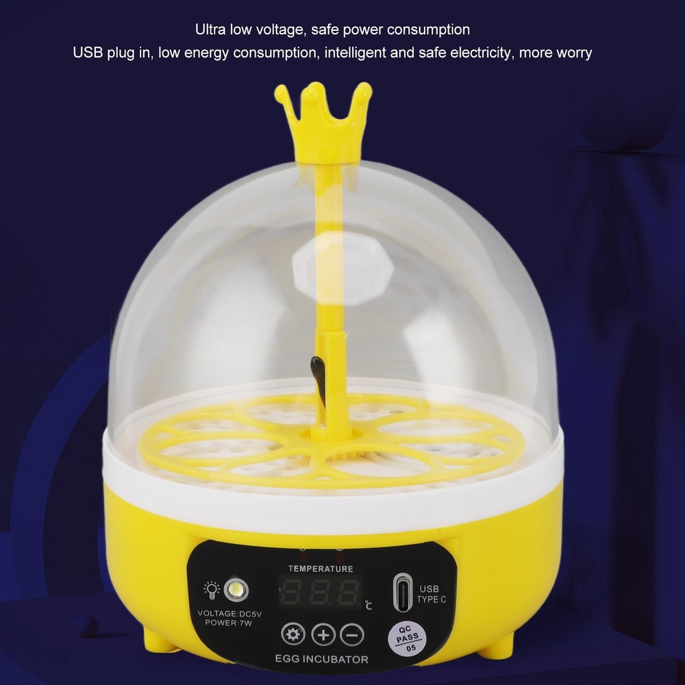 Automatic Temperature Control Mini Egg Incubator For Home Chicken Hatching