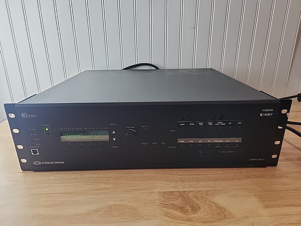 Crestron DMPS3-300-C HDMI Professional Digital Media Presentation System Rack