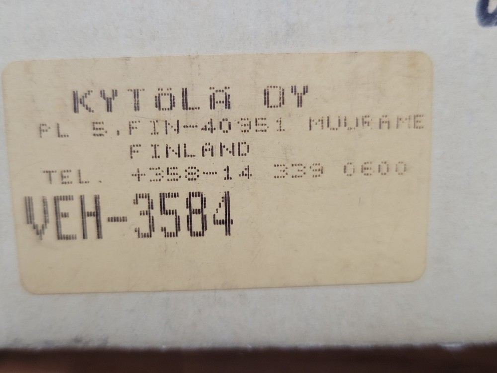 NEW KYTOLA HEV 3584 FLOW METER