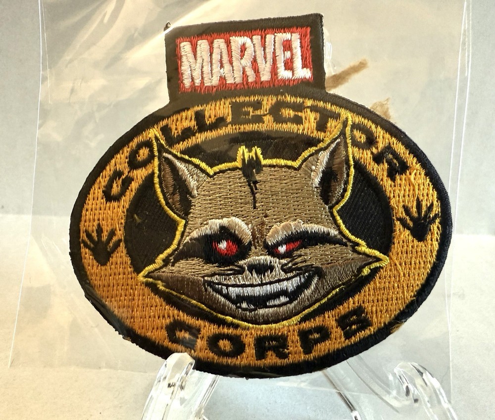 Funko Iron-On Patch - ROCKET RACCOON - Marvel Collector Corps MARVEL COMICS