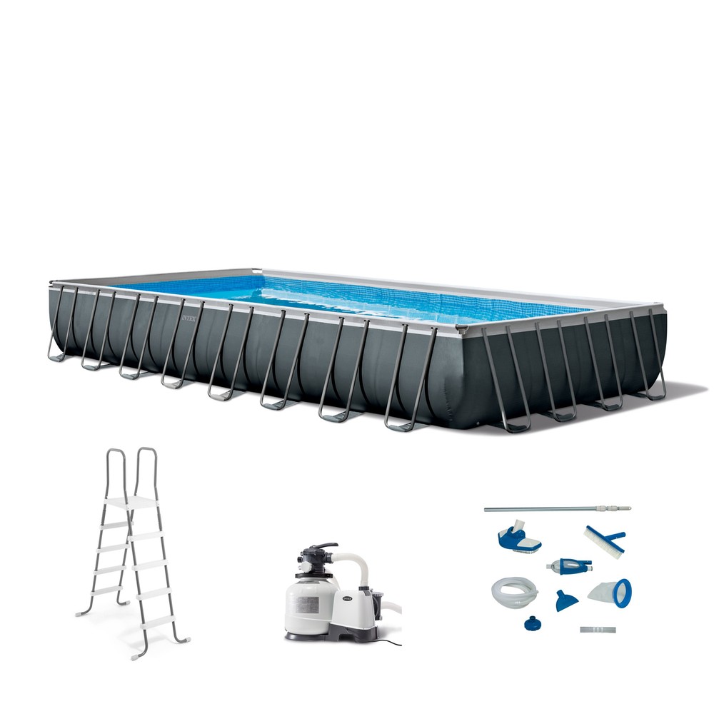 Intex 32ft x 16ft x 52in Ultra XTR Rectangular Pool Set