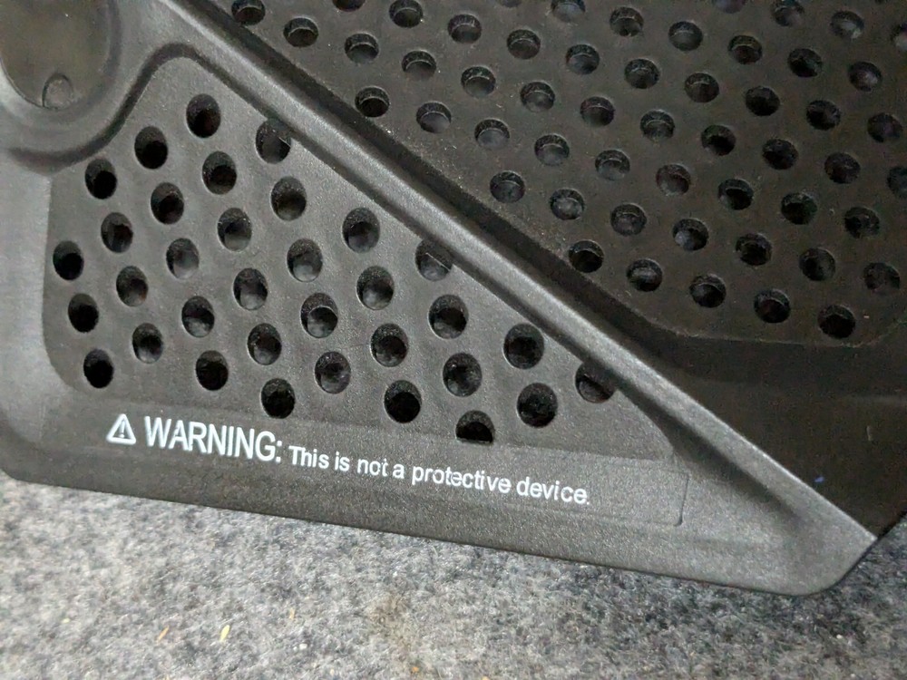 Black/Blue Airsoft tactical face mask