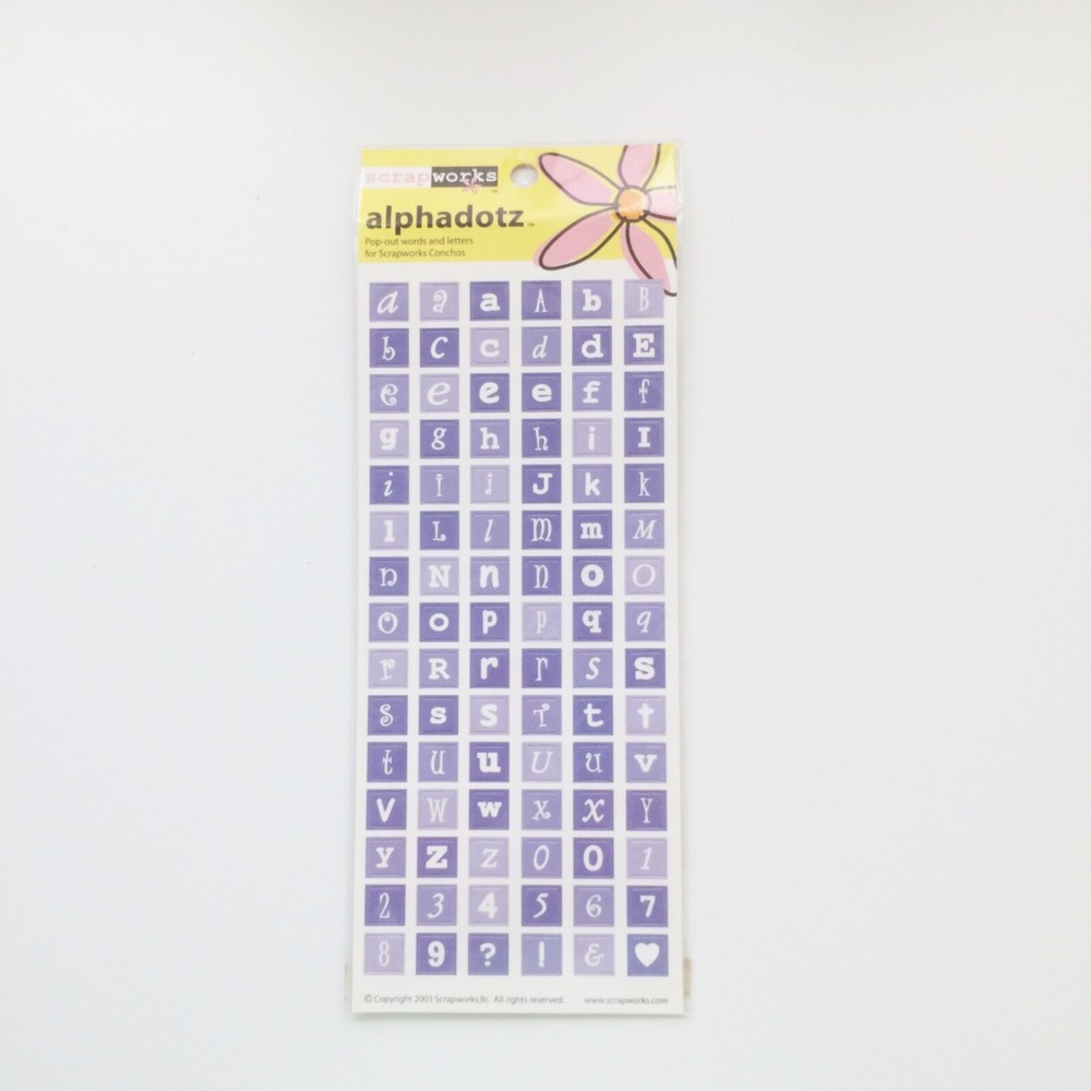 ScrapWorks Alphadotz