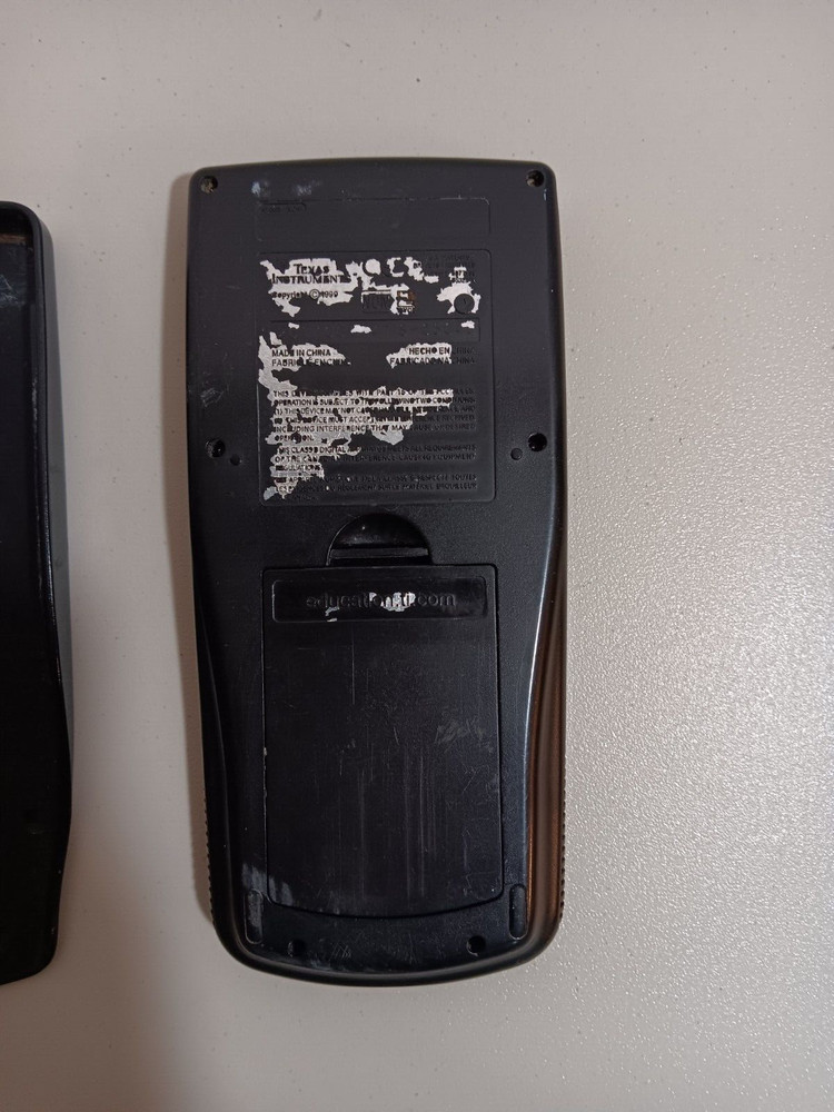 Texas Instruments TI83 Plus Graphing Calculator W Cover Tested Works