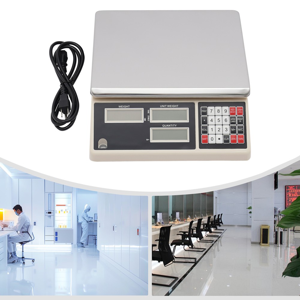 30kg Precision Counting Scale with LED Display and Durable Design