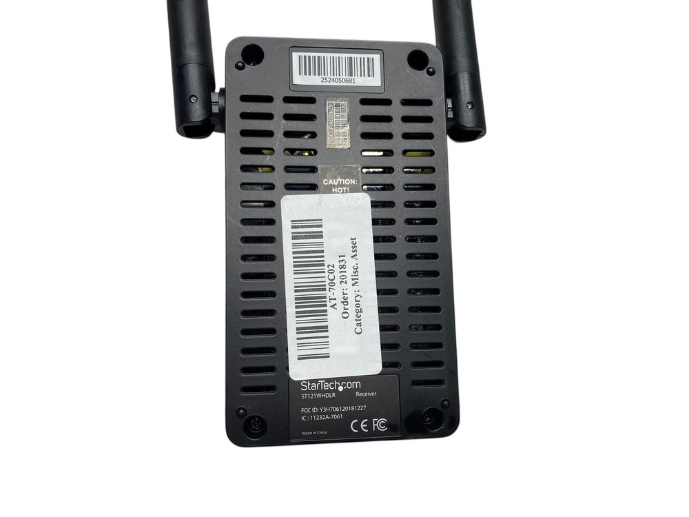 StarTech ST121WHDLR HDMI Wireless Transmitter and Receiver