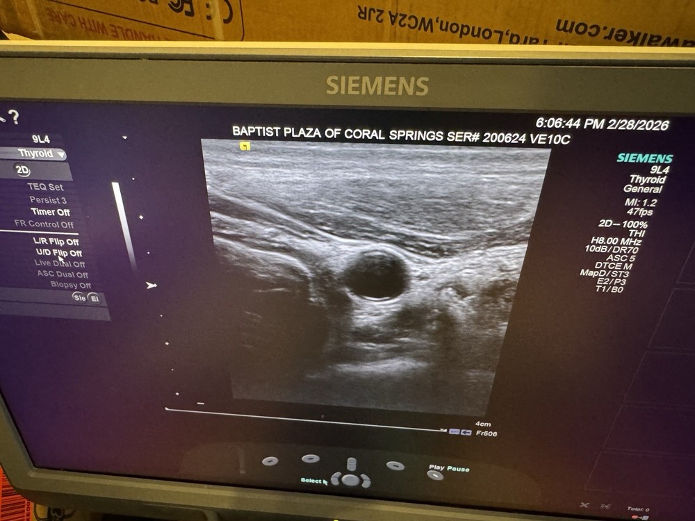 Siemens Acuson 9L4 Multi-D Transducer Probe