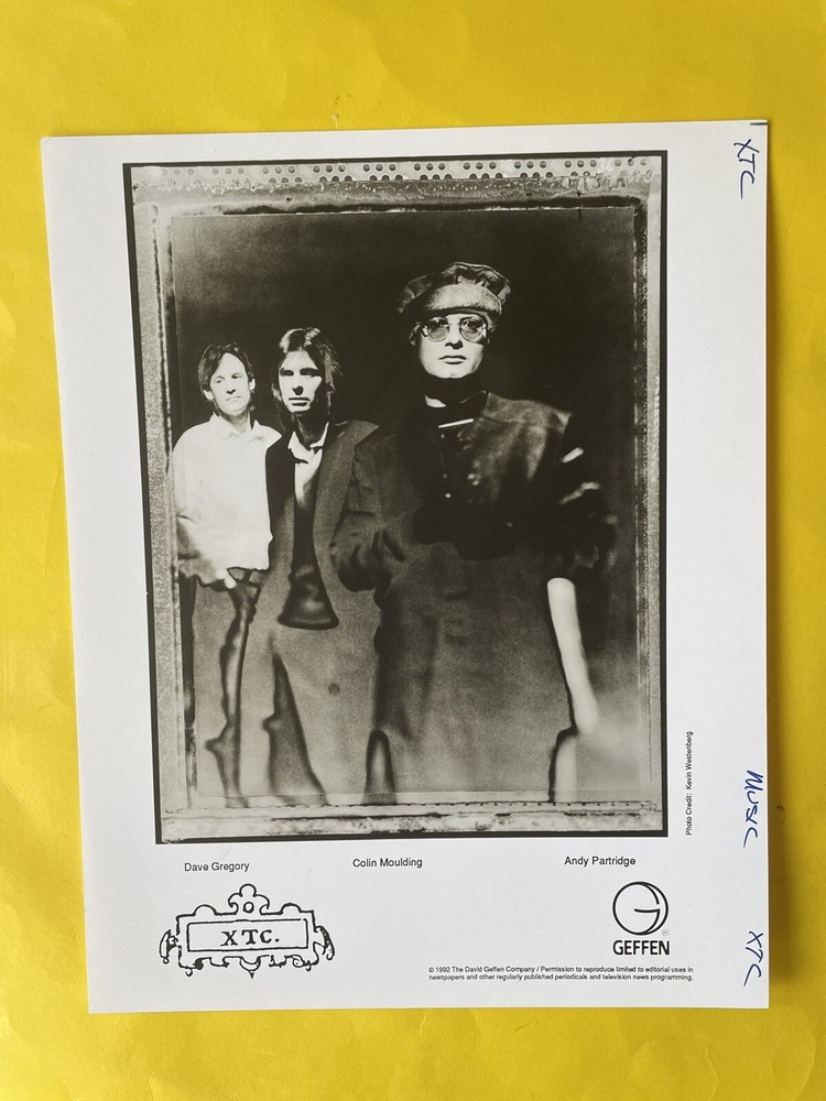 XTC Press Photo 8x10”. See info.