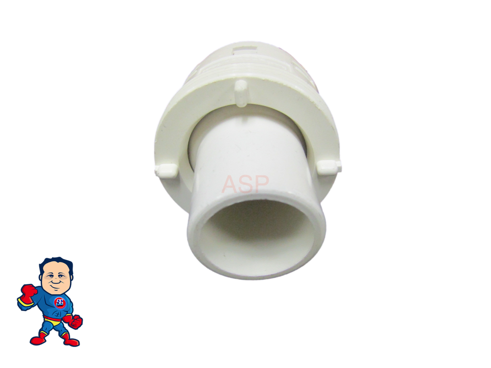 Nozzle, Waterway Poly Jet Caged Style, Directional, White