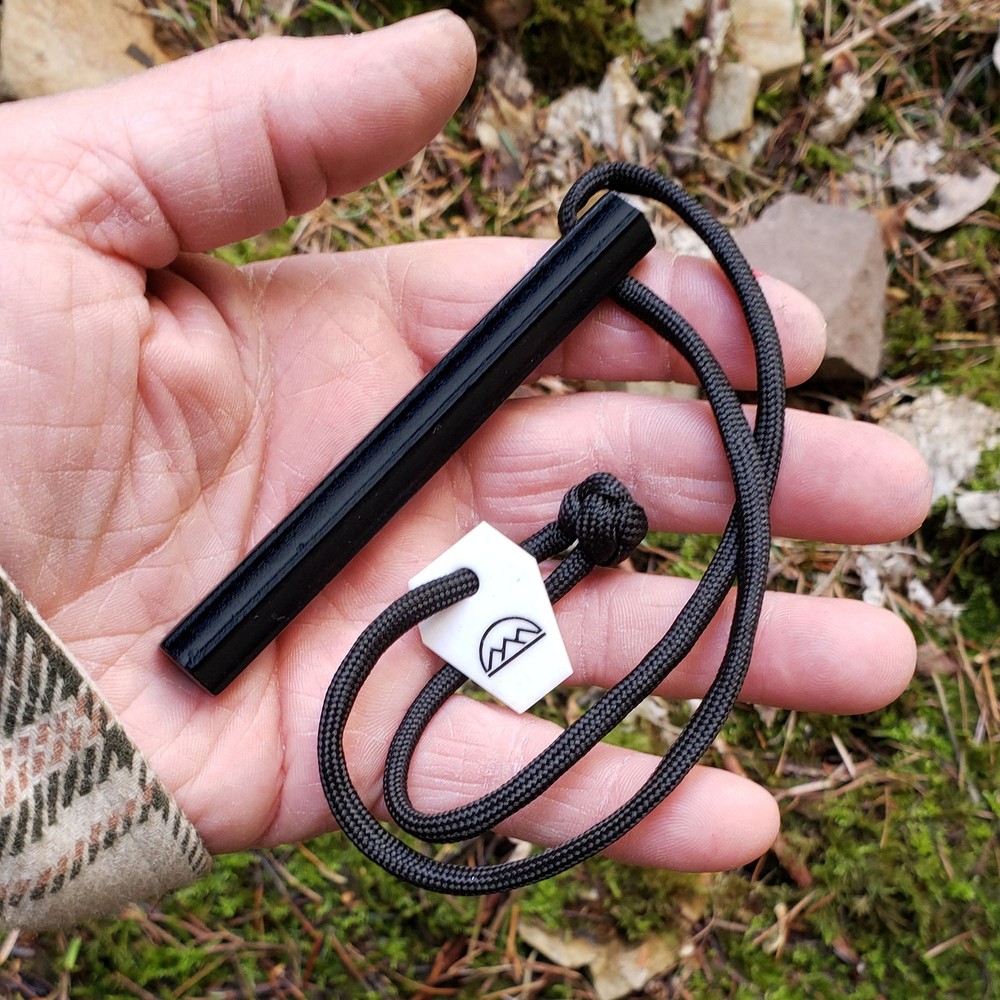 HexaLite "Mini" - Compact Ferro Rod Fire Starter - Hex Shape & Ceramic Striker