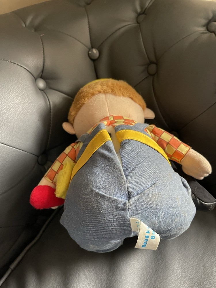 Vintage 2000 Read Along Talking Bob The Builder Interactive Plush Working