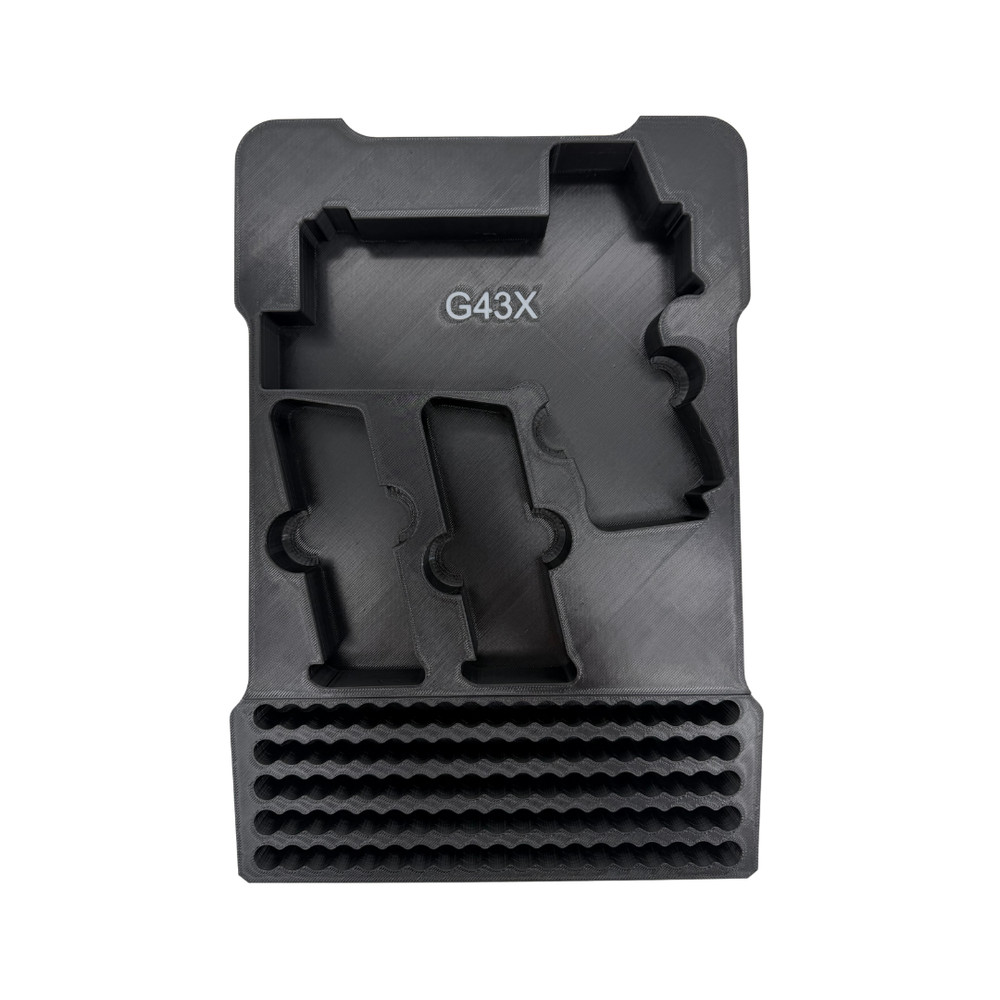 Glock 43X with Optic & Light Insert for Milwaukee Packout