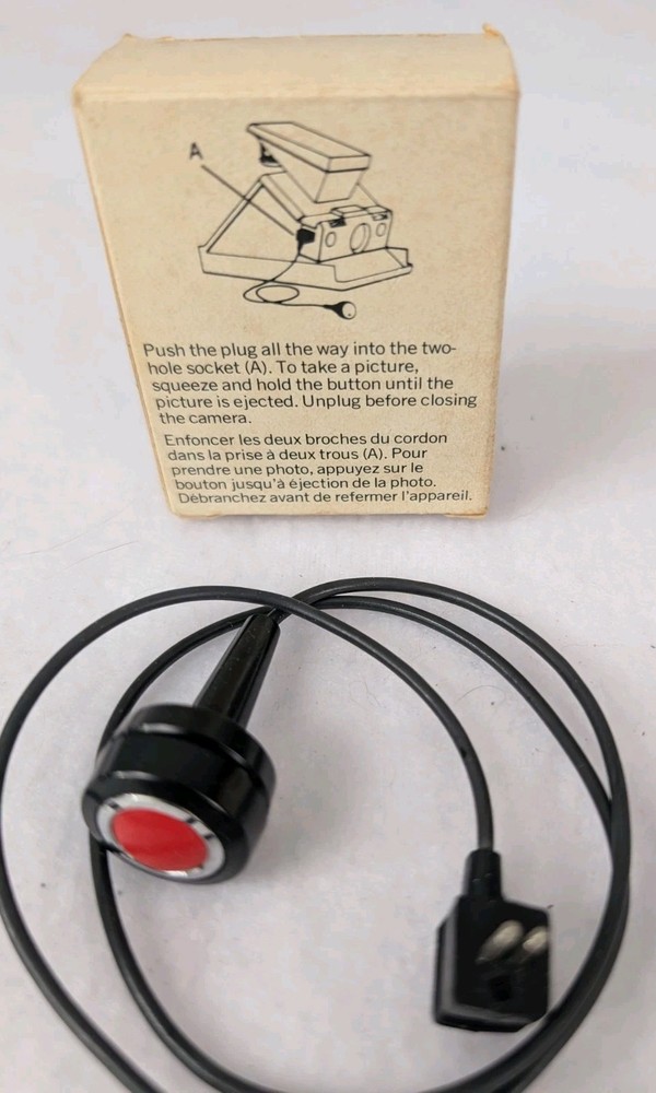 Polaroid Remote Shutter Button #112 Vintage Camera Accessory Untested As Is