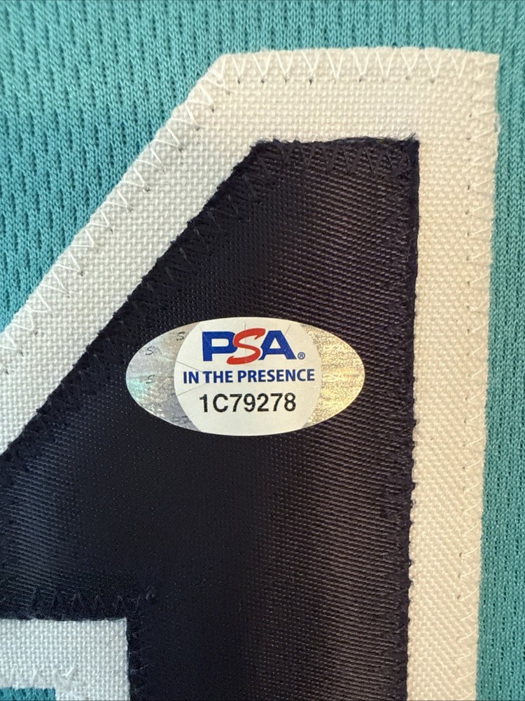 Gary Sheffield Signed Florida Marlins Custom Jersey Authenticated PSA COA