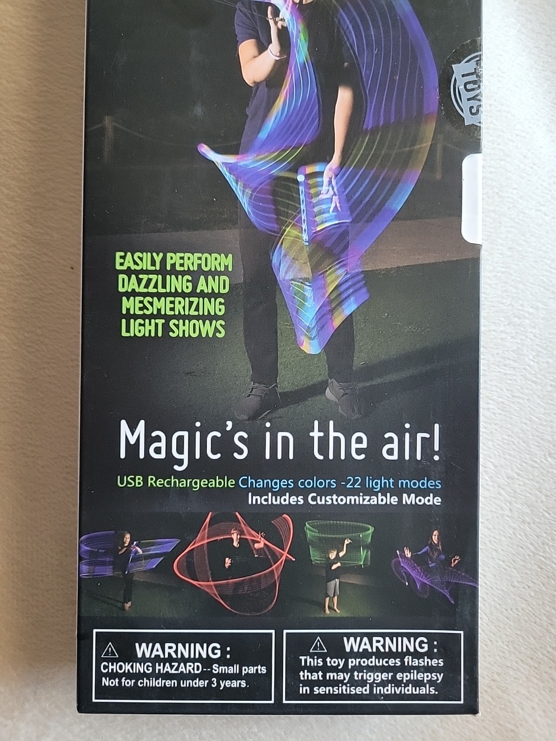 Wandini Glow.0 Magic Wand Collapsible LED Levitation Wand USB Rechargeable FR SH