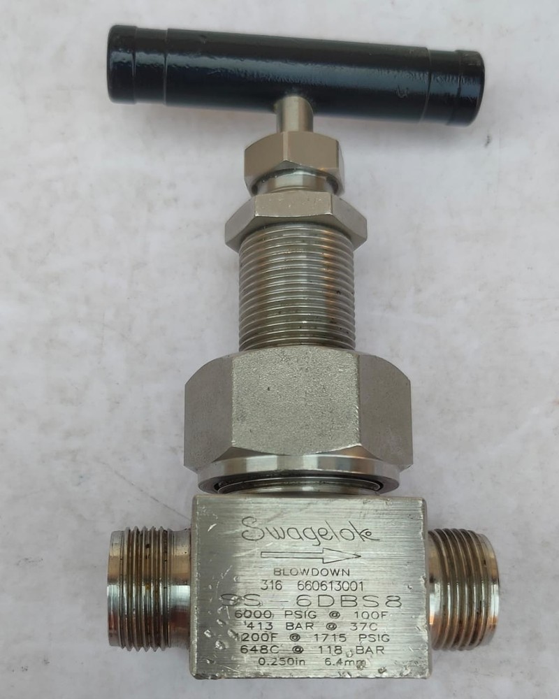 SWAGELOK SS-6DBS8 BLOWDOWN NEEDLE VALVE