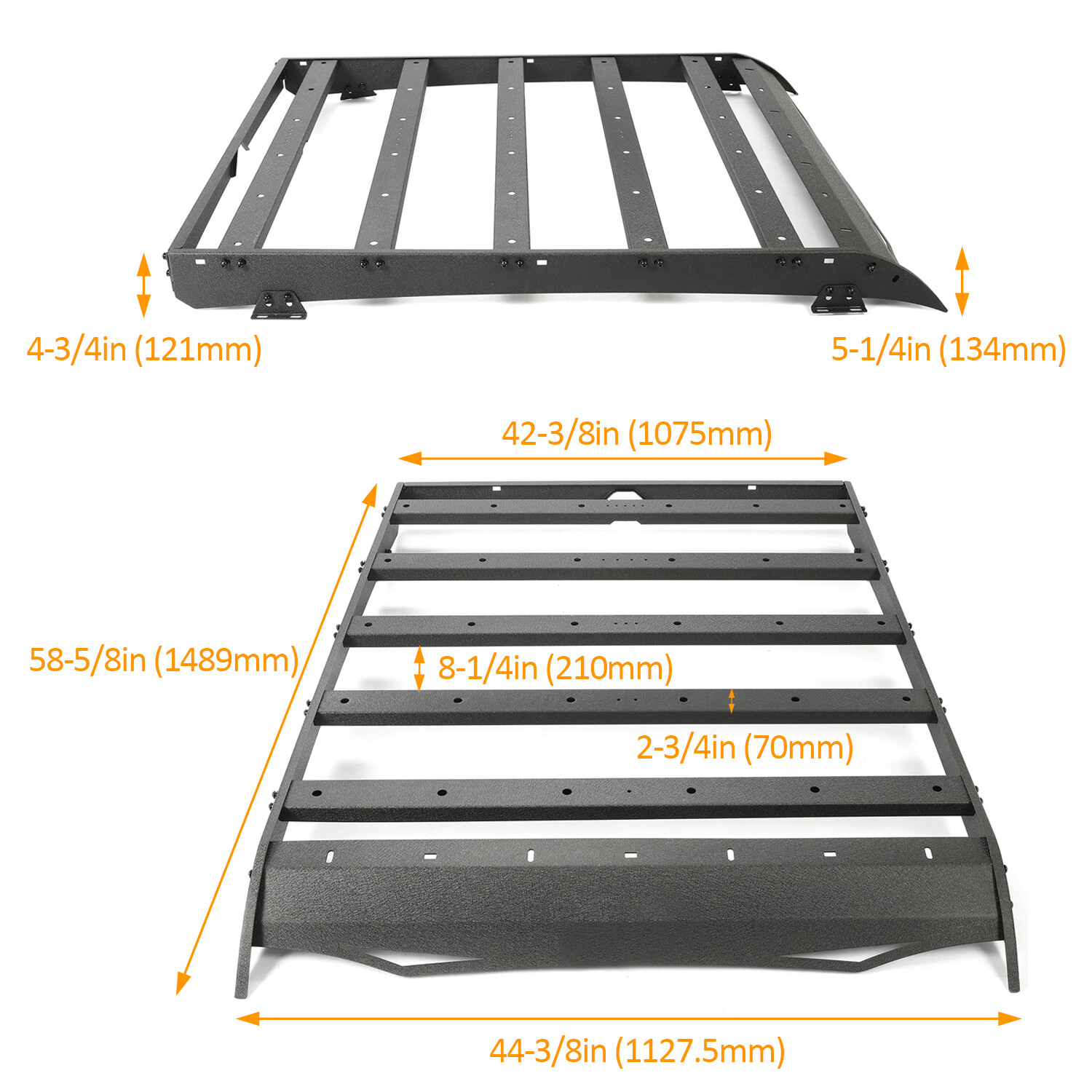 Fits Toyota Tacoma 2005-2023 Double Cab Roof Rack Luggage Storage Cargo Carrier