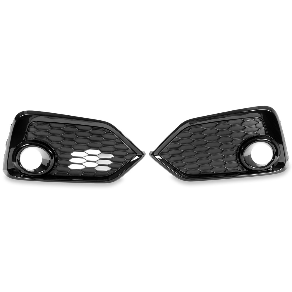 Fog Light Trim Bezel Covers For 2017 2018 2019 Honda Civic Driver+Passenger Side