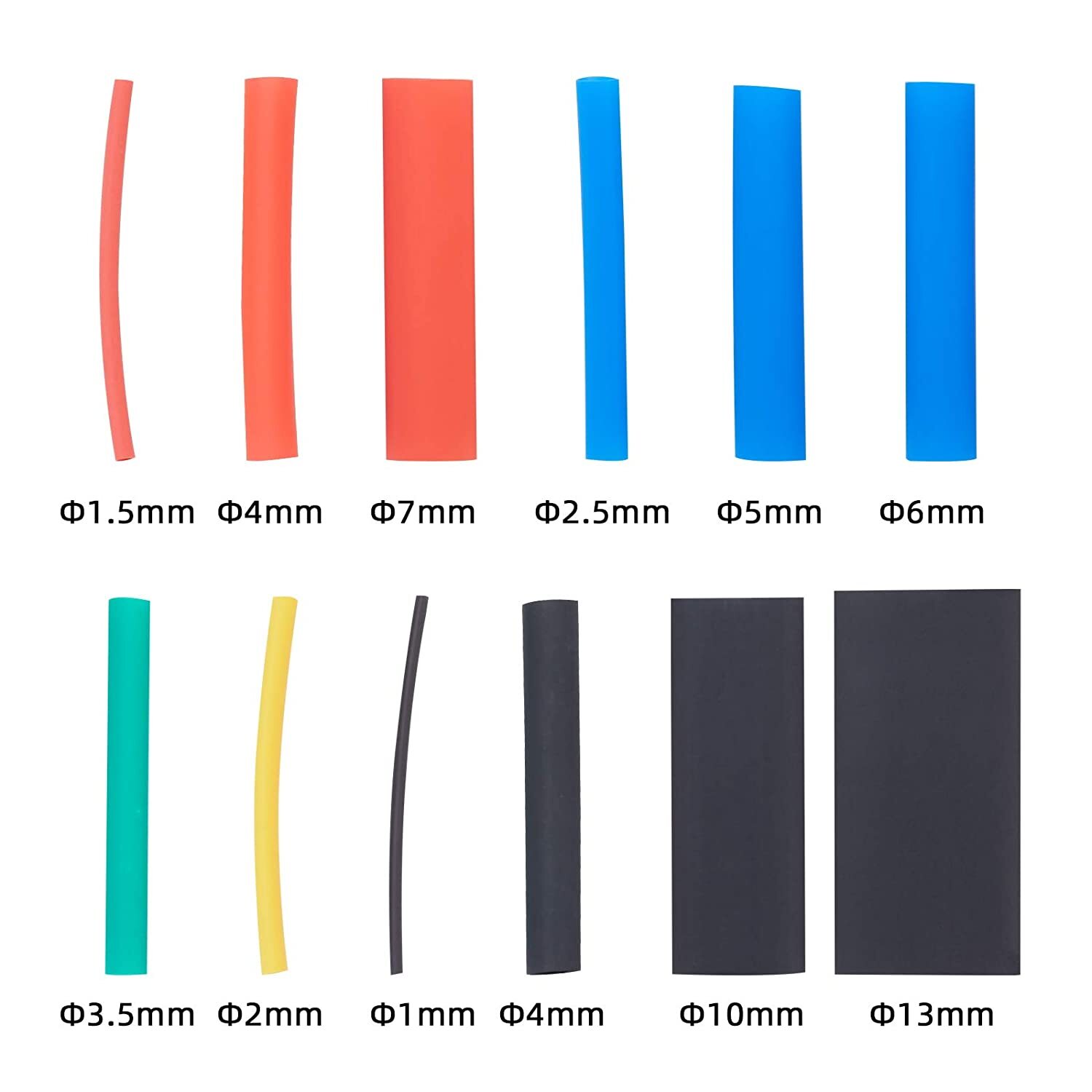 560Pcs HEAT SHRINK TUBING Insulation Shrinkable Tube 2:1 Wire Cable Sleeve W BOX