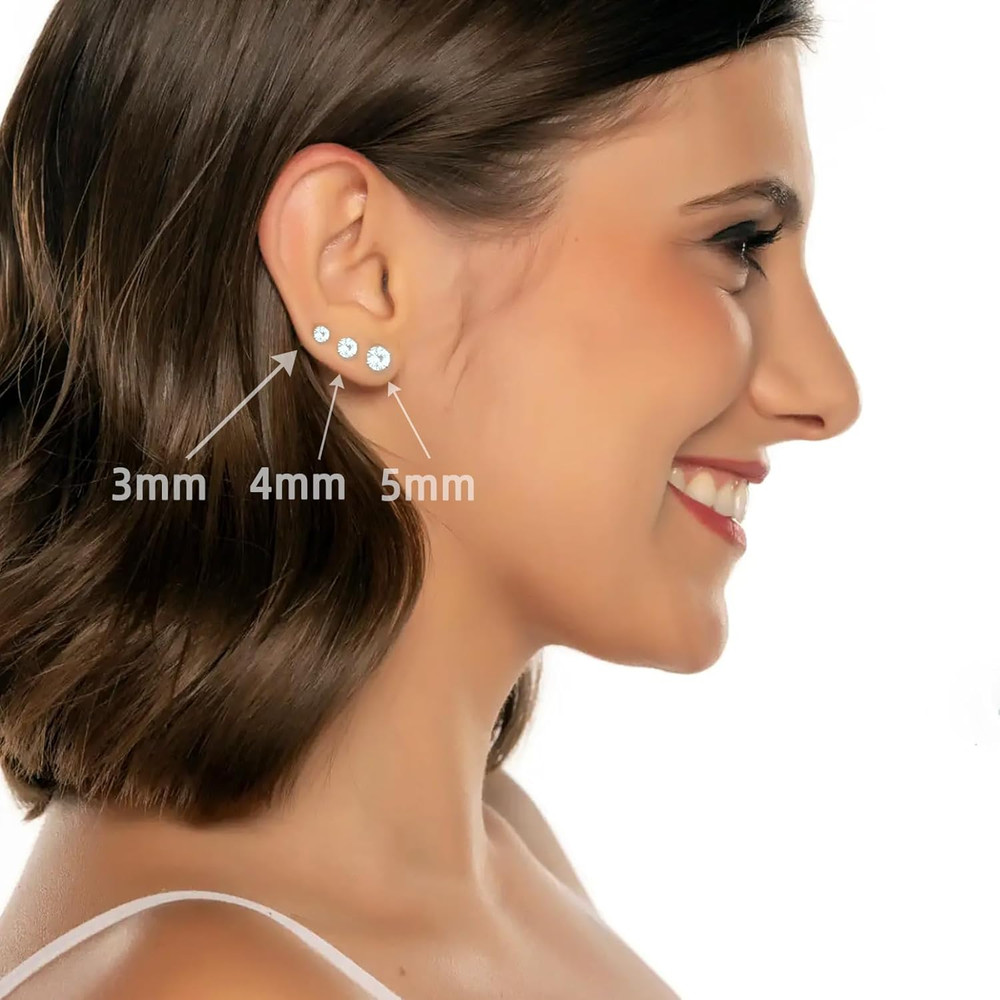 ✨Ear Piercing Kit 24Pcs | 8 Auto Guns + Studs + Clean Pads✨