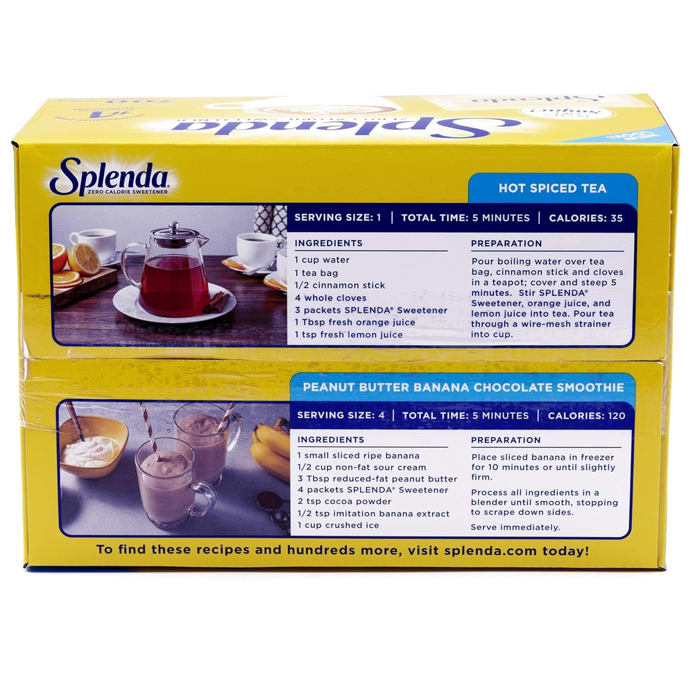 Splenda Zero Calorie Sweetener, 700 Count Packets