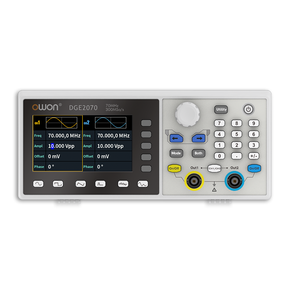 OWON DGE2000 Series Arbitrary Waveform Generator 35MHz/70MHz frequency output