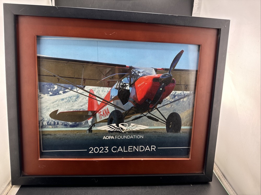 2023 AOPA FOUNDATION CALAMDER FRAMED