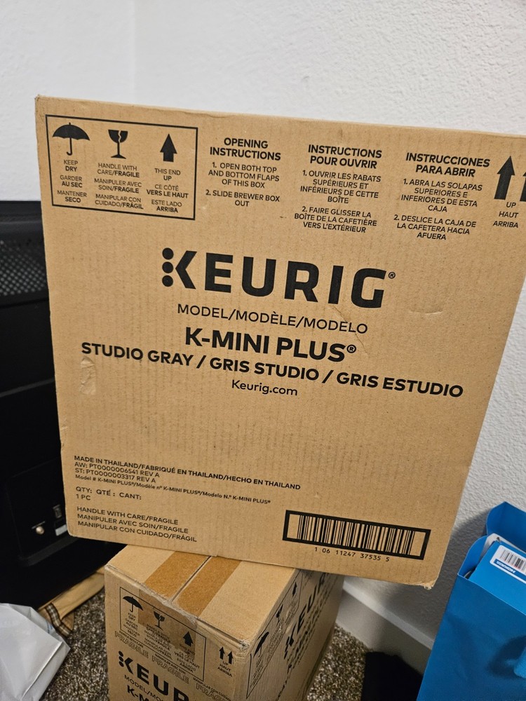 Keurig K-Mini Plus Single Serve K-Cup Pod Coffee Maker - Gray
