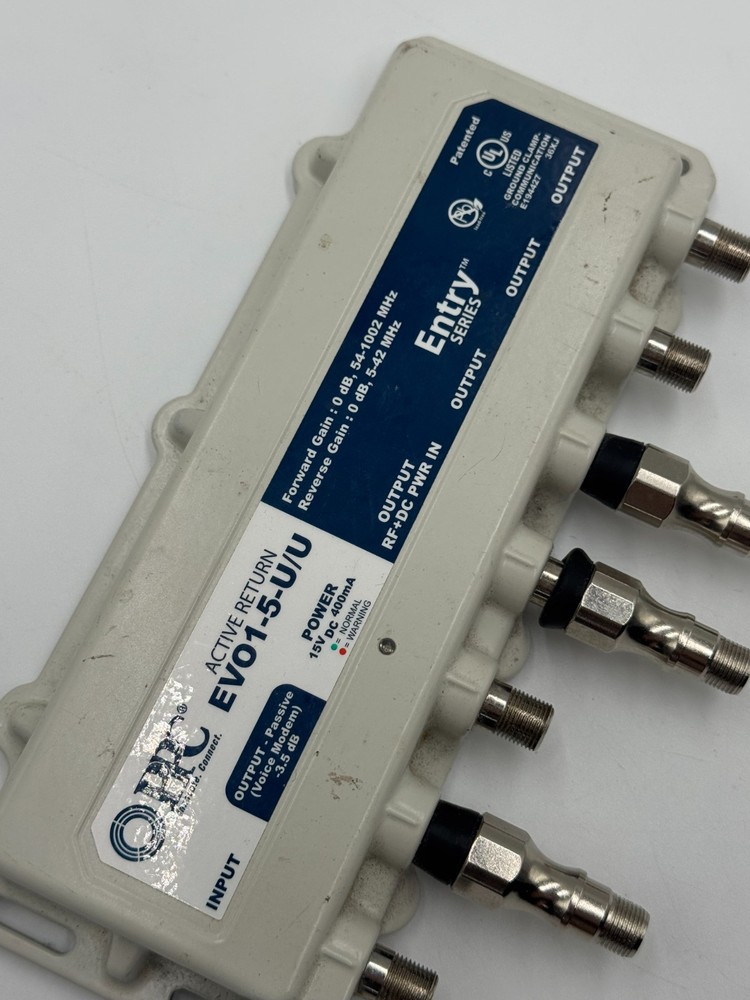 PPC Active Return EVO1-5-U/U Amplifier Signal Splitter No Power Adapter