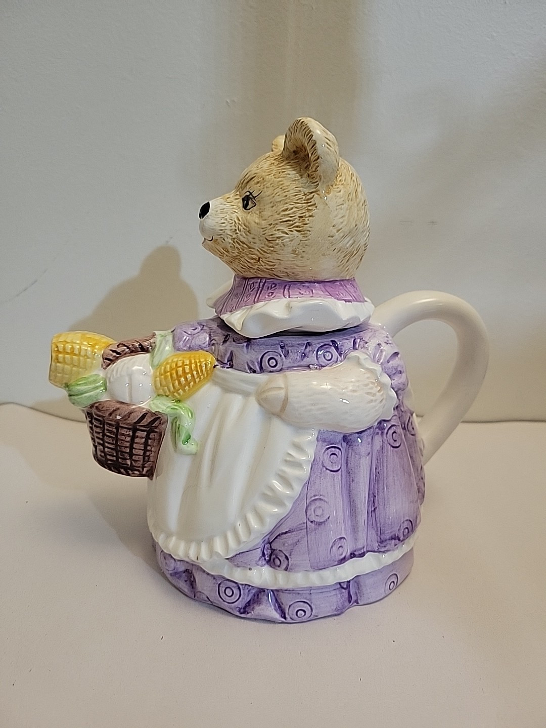 Heritage Mint Honey Bear With Apron Teapot Mama Bear Creamer