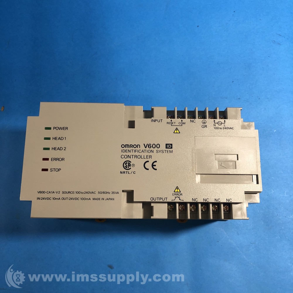 Omron V600-CA1A-V2 ID System Controller, 100-240 VAC FNOB