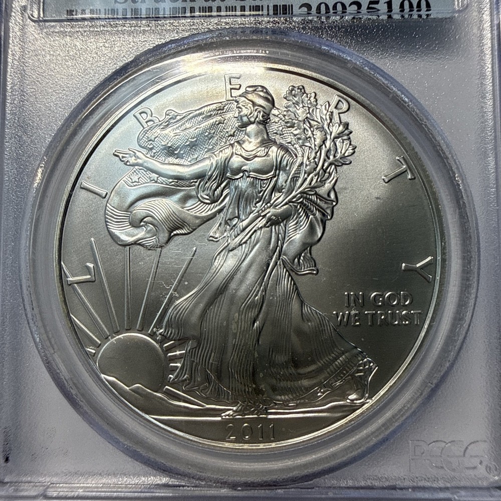 2011- S American Silver Eagle $1 PCGS MS-70 First Strike Series