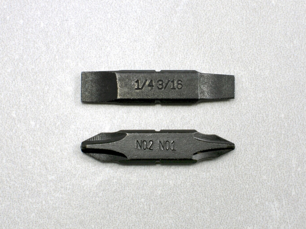 2 Genuine Leatherman Replacement Bits: Flat & Phillips Set - USPS with Tracking!