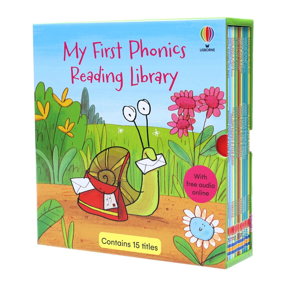 Usborne First Phonics Reading Library 15 Books - Ages 0-5 - Paperback