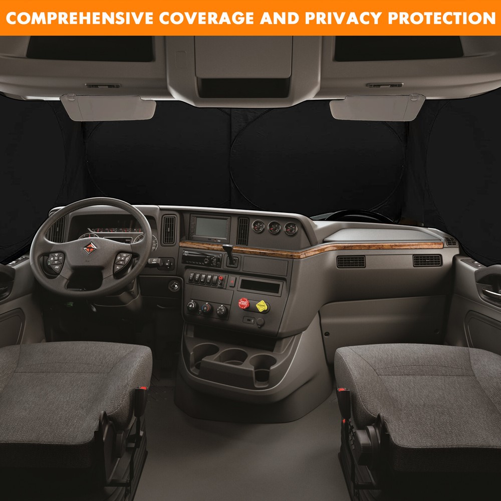 For Ford Econoline E150 E250 Windshield & Side Window Sun Shade UV Block Cover