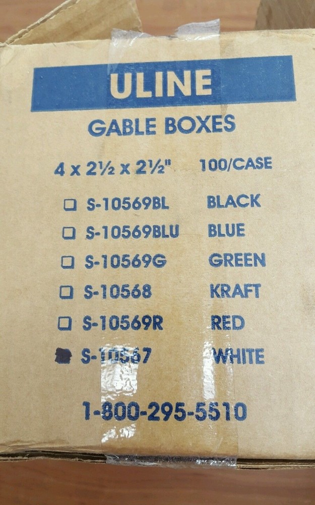 White Gable Boxes -4 x 2-1/2 x 3-1/2 -Weddings -100/Case
