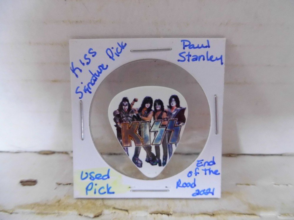 KISS "PAUL STANLEY" 2021 GUITAR PICK~READ DESCRIPTION #13~9