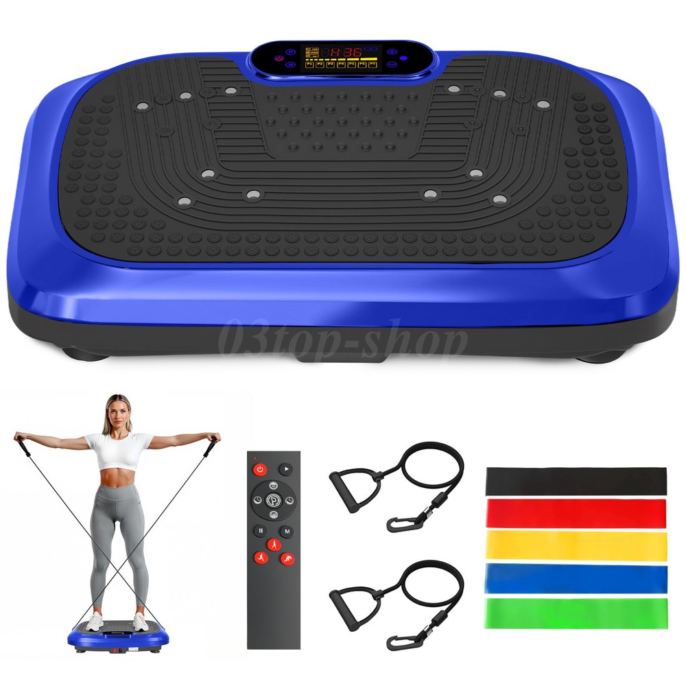 Vibration Plate Exercise Machine Whole Body Workout Vibrate Platform Bluetooth