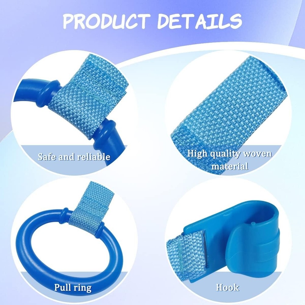 4-Piece Crib Pull Rings - Cartoon-Themed Infant Support for Walking Practice