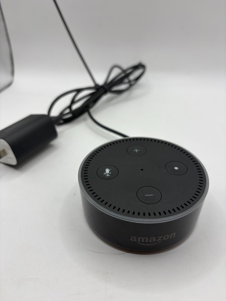 Amazon Echo Dot (2nd Generation) Alexa Smart Speaker - Black RS03QR - Tested