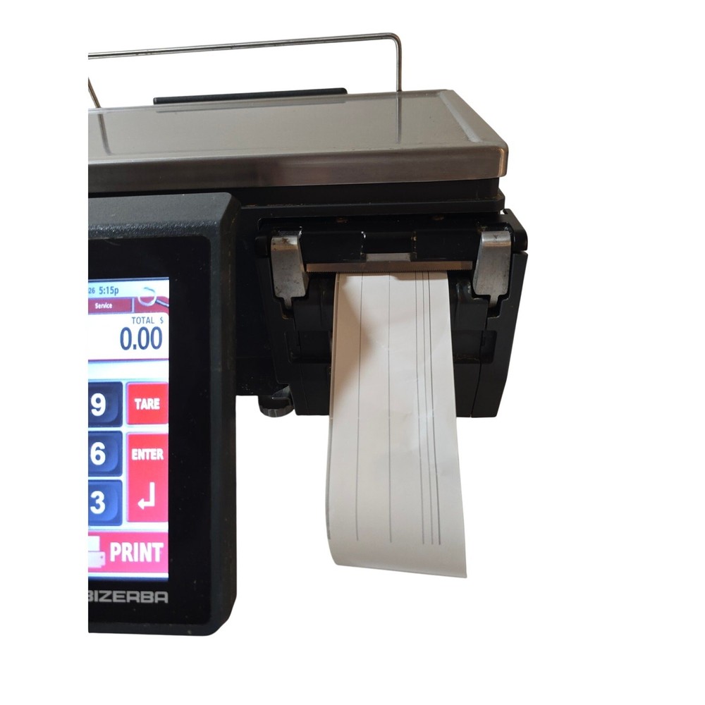 Bizerba XC 100 CE Touchscreen Retail Scale w Printer POS Touch Screen- READ