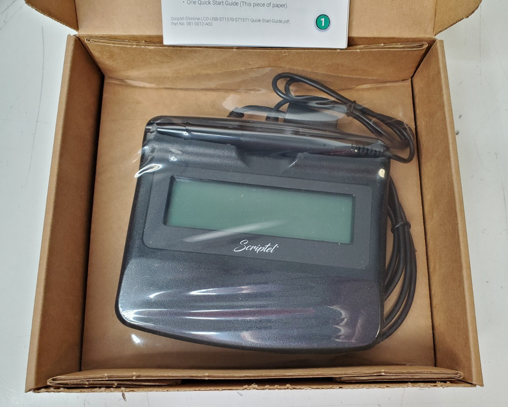 New/OpenBox Scriptel 6ft ScripTouch Signature Pad (SC-ST1570-6FT) (B)