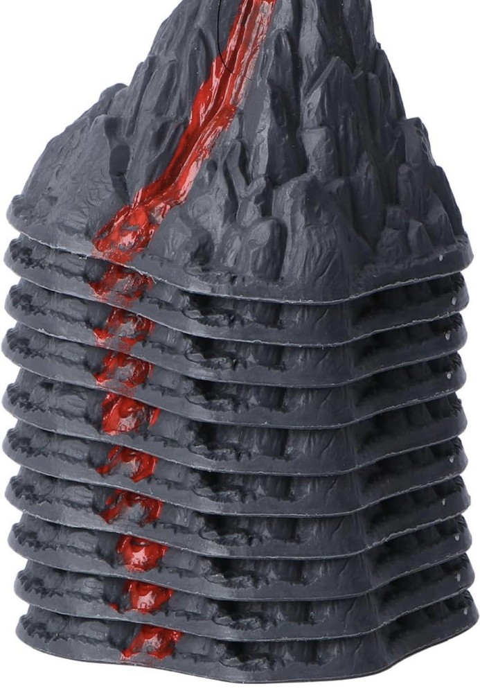 10PCS Simulation Volcano Toy Model Artificial Science Landscape Adornment
