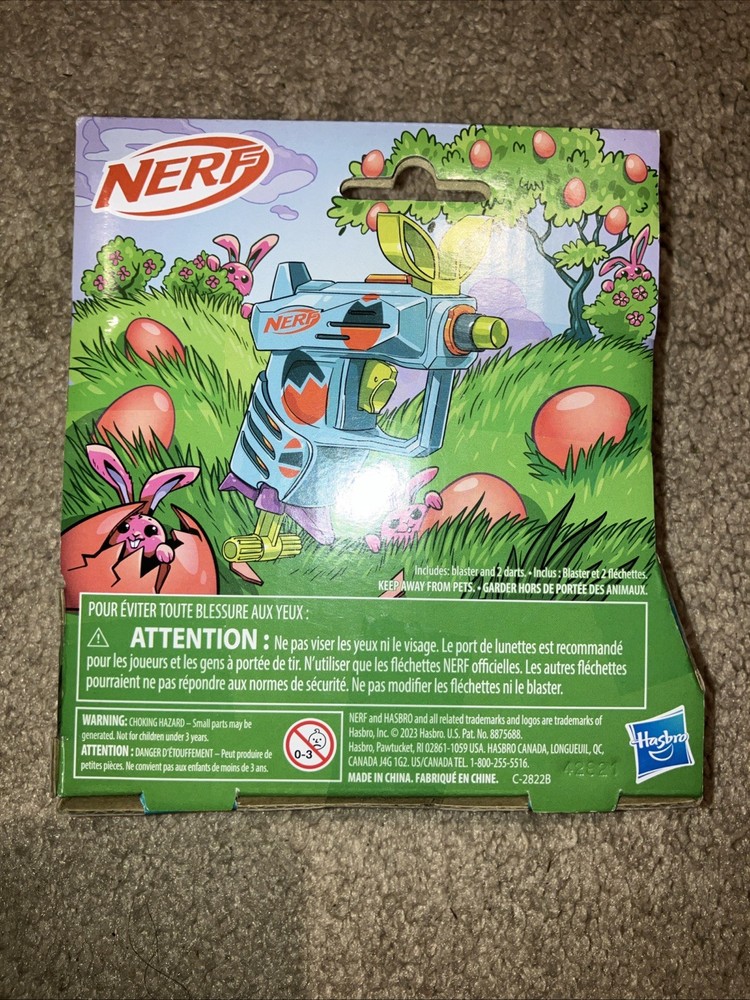2023 Easter Themed Nerf Egg Hunt Pull To Prime Blaster