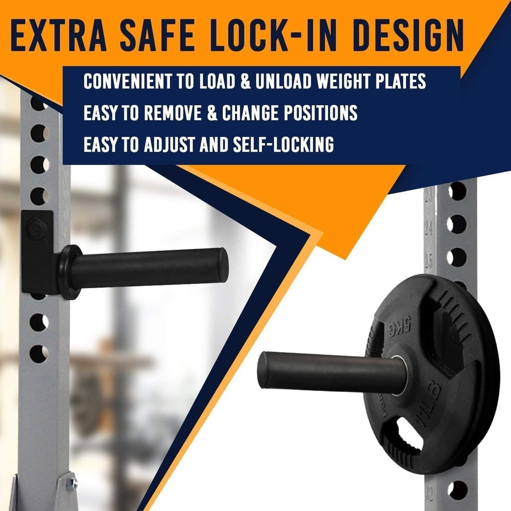 Weight Plate Holders for Power Racks