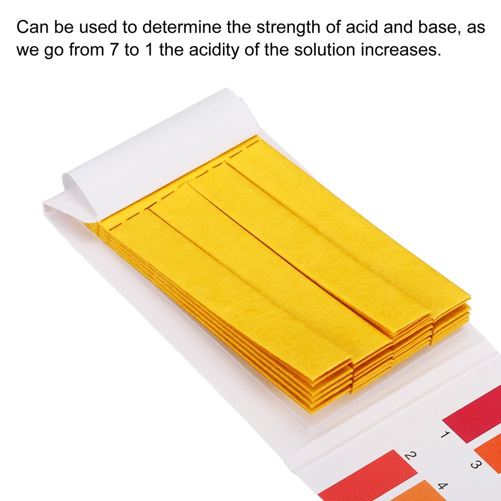 PH Test Strips 1-14.3pcs 80 Indicator Maps Sunflower Tester