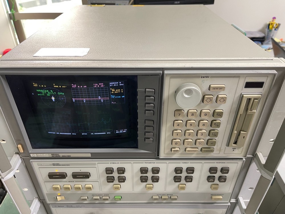 HP Agilent 8510C LCD Display Processor for Network Analyzer System _4116A10962