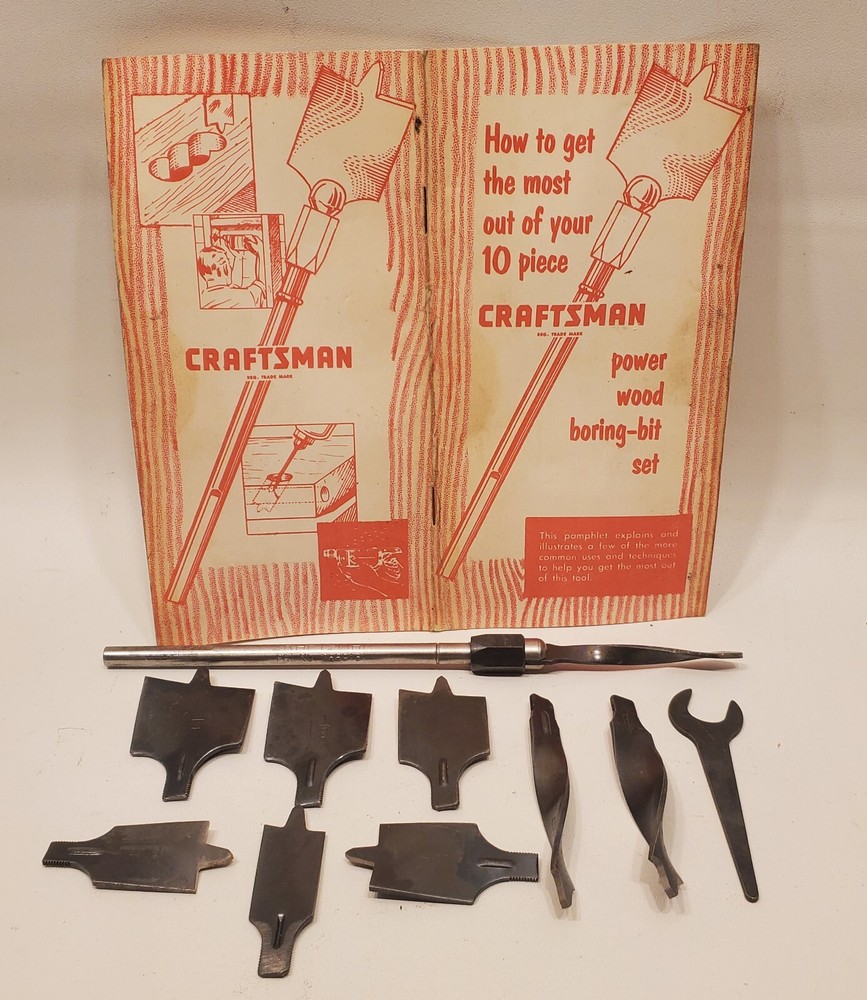 CRAFTSMAN No. 9-2082 Power Wood Bits